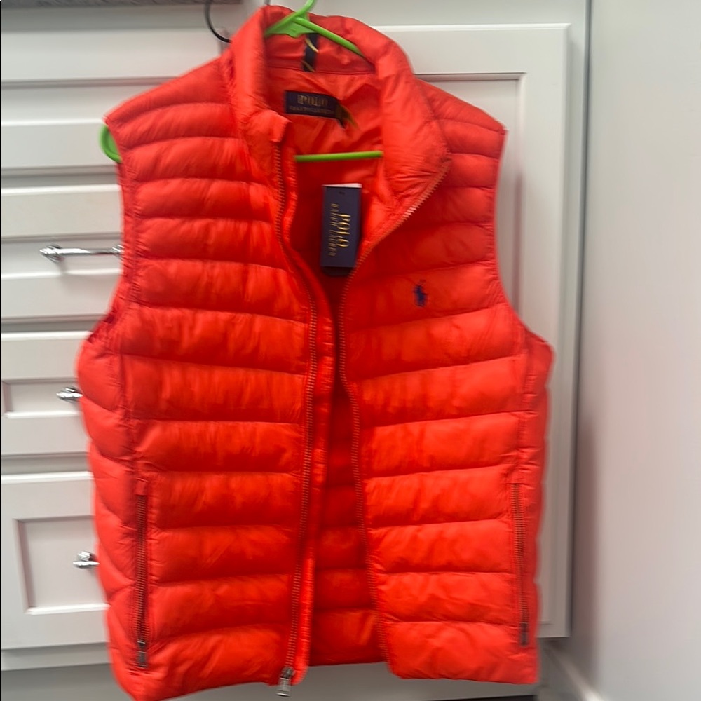 Polo by Ralph Lauren Orange Puffer Vest